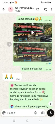 Testimonial Papan Bunga pameuntasan
