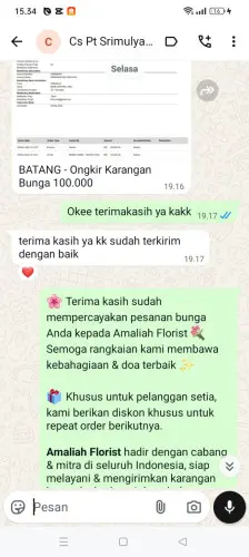 Testimonial Papan Bunga pameuntasan