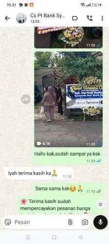 Testimonial Papan Bunga pameuntasan